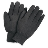 R3 Jersey Work Gloves, Reversible, Large, Brown - RTSY7201L